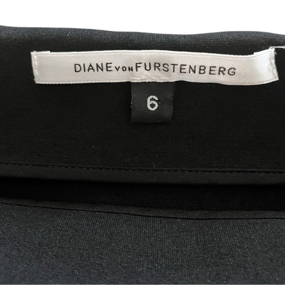 Diane Von Furstenberg DVF Size 6 Linette Black Trumpet High Waist Stretch Skirt - Picture 5 of 6